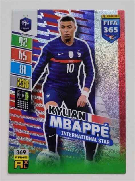 Fifa Adrenalyn Xl Kylian Mbappe International Star Foil Card