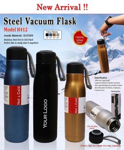 500 Ml Stainless Steel Hot And Cold Vacuum Flask With Temperature Display At Best Price In Chennai
