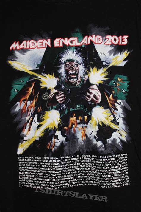 PEELO's Iron Maiden, Iron Maiden - Maiden England tour shirt 2013 TShirt or Longsleeve ...