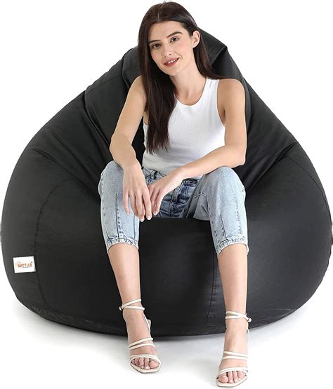 Sattva 5ft Classic Bean Bag For Adults Big Bean Bag Covers Only No Filling Love