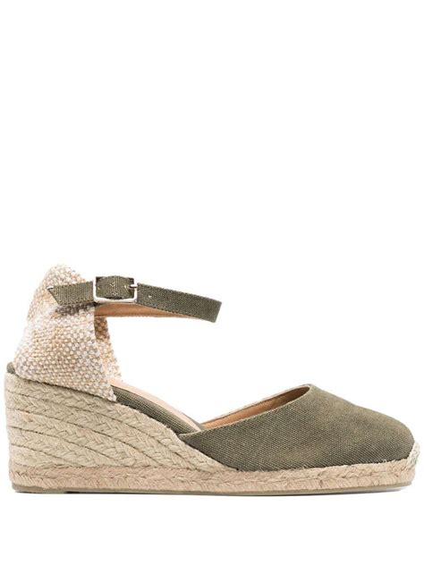 CastaÑer 70mm Raffia Wedge Espadrilles Editorialist