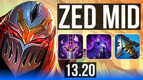 ZED Vs AKALI MID 19 0 5 Legendary Rank 7 Zed 500 Games KR