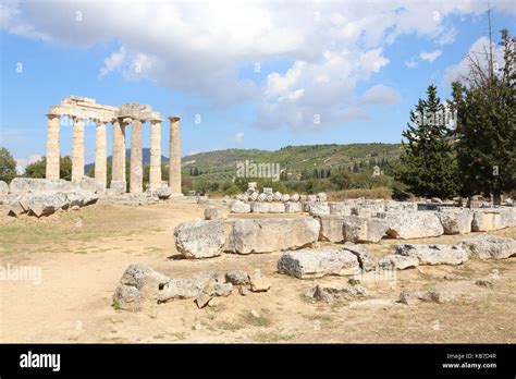 Nemea, Greece, Ancient Nemea Stock Photo - Alamy