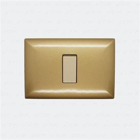 Interruptor Pulsador Timbre P Bronce M Beige CBM S A