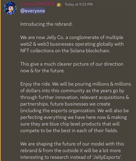 Degen News On Twitter Breaking Jelly Esports Rebrands To