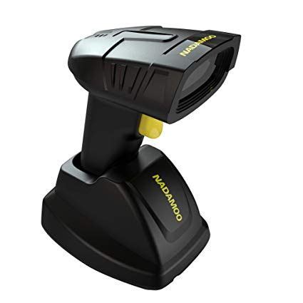 Nadamoo Bur With Charging Cradle D Wireless Barcode Scanner