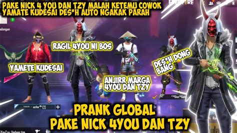 Prank Global Pake Nick Marga You Dan Tzy Ketemu Cowok Des H Auto