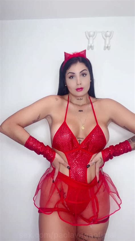 Paolavegaoficial I M A Very Bad Devil Let S Play In My Link♥️♥️🥰 Boobies Littledevil Pussy