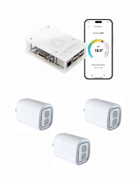 Heizkörperthermostat Set WLAN Akku konfigurierbar