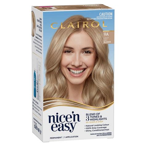 Clairol Nice N Easy A Natural Light Ash Blonde Hair Colour Healthylife