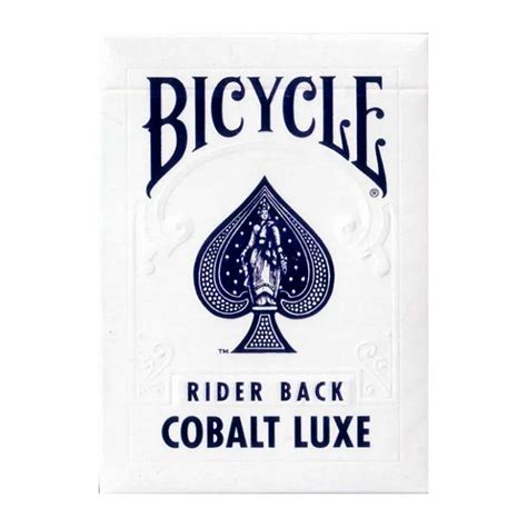 Baralho Bicycle Cobalt Luxe Caixa Branca Baralho Box Sua Loja