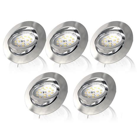 Lot De 5 Spots Led Encastrables Dimmables Ultra Plats Spots à Encastrer Spots Plafond