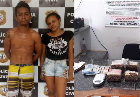 Casal é preso suspeito de furto tráfico de drogas e posse ilegal de