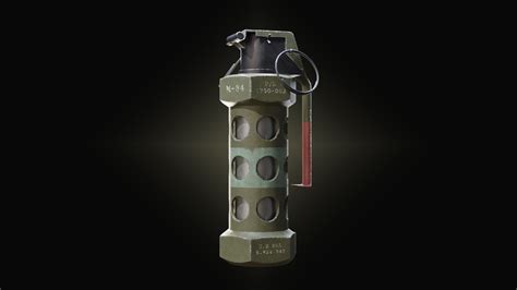 M84 stun grenade 3D - TurboSquid 1587586