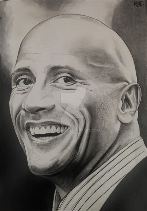 Dwayne Johnson Drawing By Alainmi On Deviantart