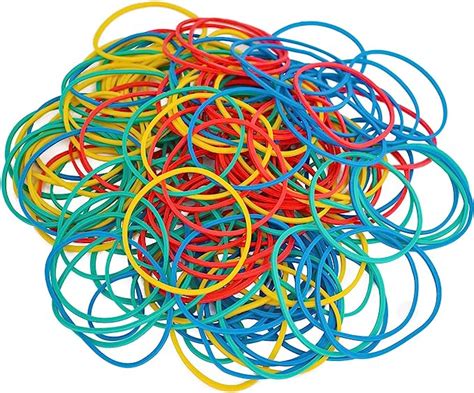 Amazon 400PCS 50mm Color Rubber Bands Durable Multi Color Rubber