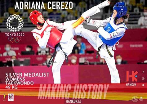 Adriana Cerezo 17 años medalla de plata en Taekwondo en Tokio 2020