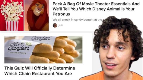 The Absurdity Of Buzzfeed Quizzes Youtube