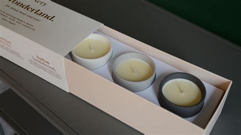 Gift Set Mini Aery Scented Candles Natural Bed Company