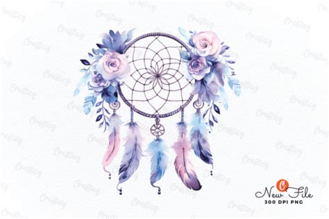 Watercolor Dreamcatcher Clipart Set Graphic By Graftify Creative Fabrica