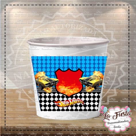 Rotulo Balde De Pipoca Hot Wheels Elo7 Produtos Especiais