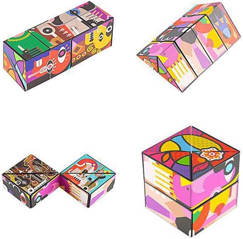 Magic Cube Fidget Toy Bulk Extraordinary 3d Magic Cube Shape Shifting Toy