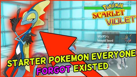 This FORGOTTEN Starter Might Actually Be Good Pokemon Scarlet