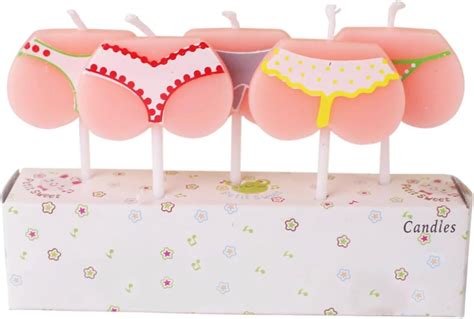 Amazon Ornerx Funny Bikini Themed Birthday Cake Candles Valentines Day Home Kitchen