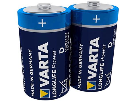 Varta Longlife Power Mono D Batterie Lr Er Blister Mando