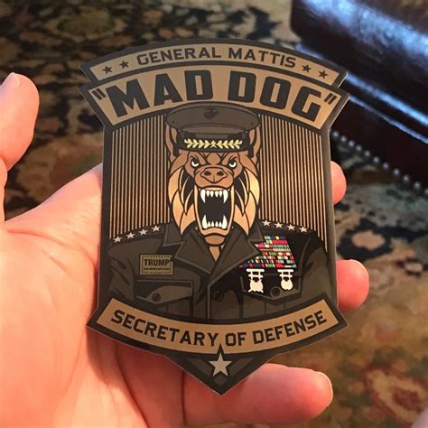 USA Mad Dog Mattis STICKER – Urban Operator