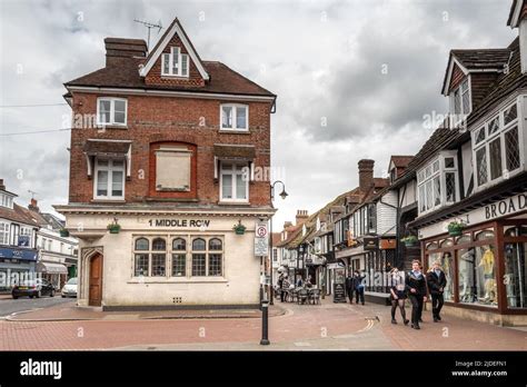 East Grinstead June 9th 2022 Medieval Buildings In The High Street