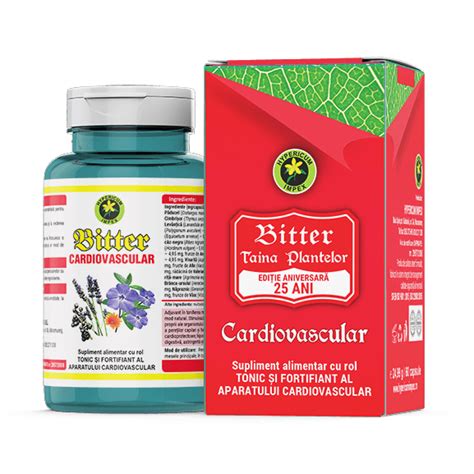 Bitter Cardiovascular 60 Capsule Hypericum Farmacia Tei Online