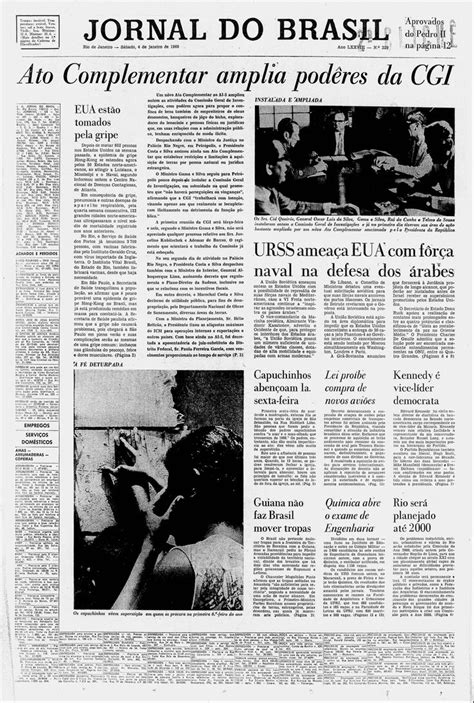 Jornal Do Brasil Rj 1960 A 1969 Docreader Web Jornalismo