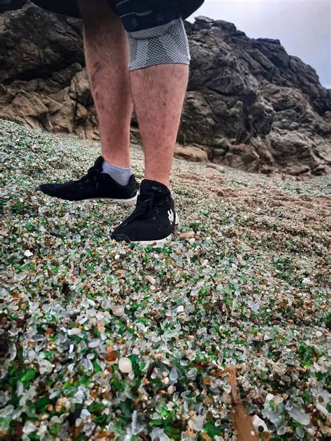 Playa De Los Cristales Der Glas Strand Weltreise Vanlife Camperausbau