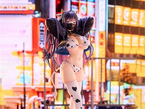 Po Biya Illustration Yuna Cow Bikini Ver Scale Figure