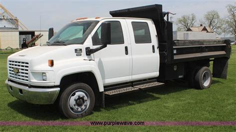 2003 Chevrolet C4500 Crew Cab Dump Truck In Lawrence Ks Item H6122