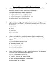 Chapter 40 Assessment Of Musculoskeletal Function Test Questions Docx