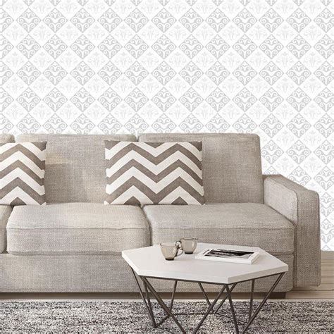 Papel De Parede Cinza E Branco