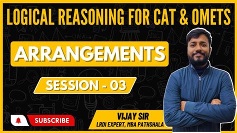 Logical Reasoning Linear Arrangements Diff Session Mba