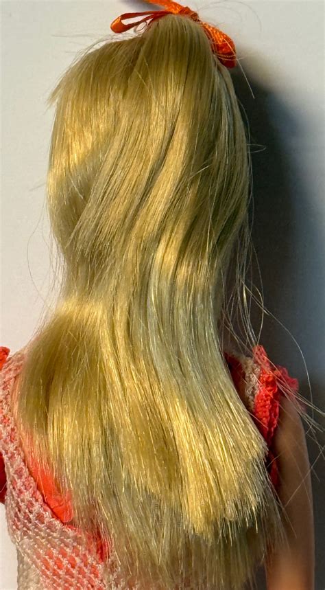 Vintage Twist N Turn TNT Barbie Blonde In Original Swimsuit Doll Peddlar