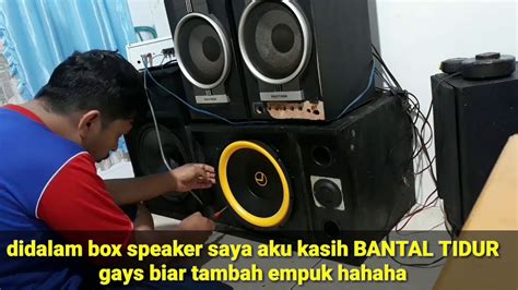 CARA MEMBUAT BOX SPEAKER SUBWOOFER SENDIRI YANG BAGUS Untuk Rumahan