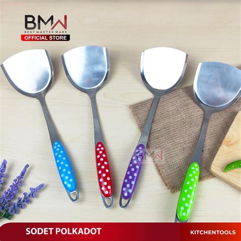 Jual BMW Kitchen Ware Sodet Stainless Steel Spatula Penggorengan