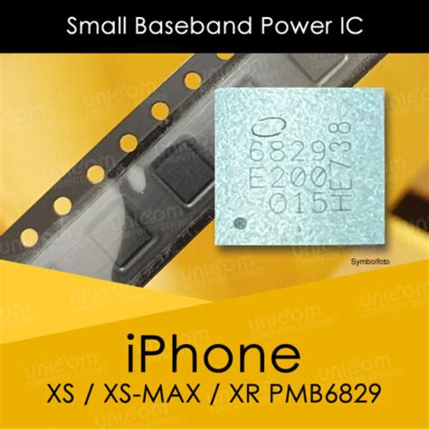 IPhone XS XS MAX XR Small Baseband Power PMB6829 6829 IC Chip EBay