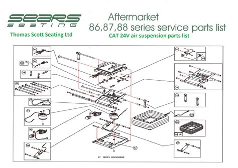 Sears Seating Spare Parts