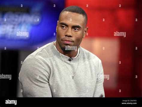 Host Liz Claman Interviews New York Giants Running Back Rashad Jennings