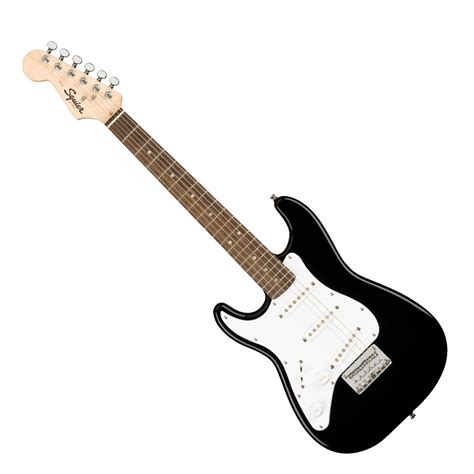 Squier Mini Stratocaster Left Handed Lrl Black At Gear4music