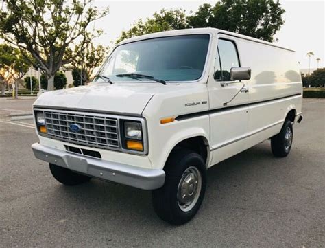 1989 Ford Van E350 Econoline Custom Cargo Classic Ford E Series Van