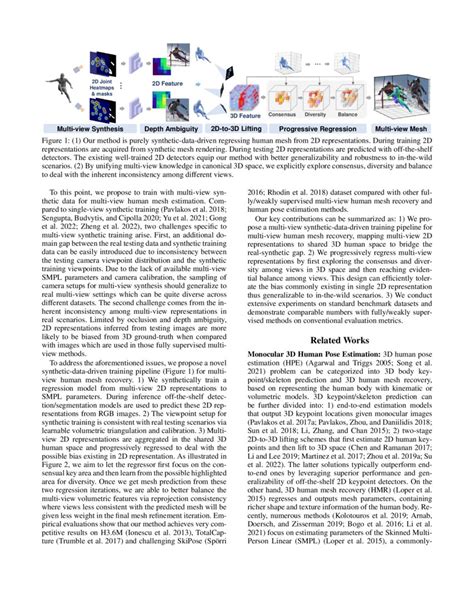 Progressive Multi View Human Mesh Recovery With Self Supervision Deepai