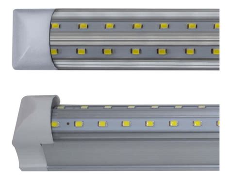 Regleta Tubo Led Doble 30w Con Base Integrada Aluminio Eléctricas Tauro