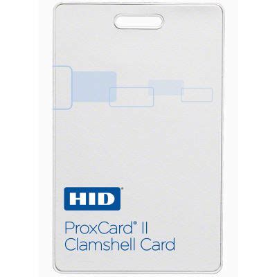 Proxcard Ii Proximity Clamshell Card Khz Hid Lmsmv